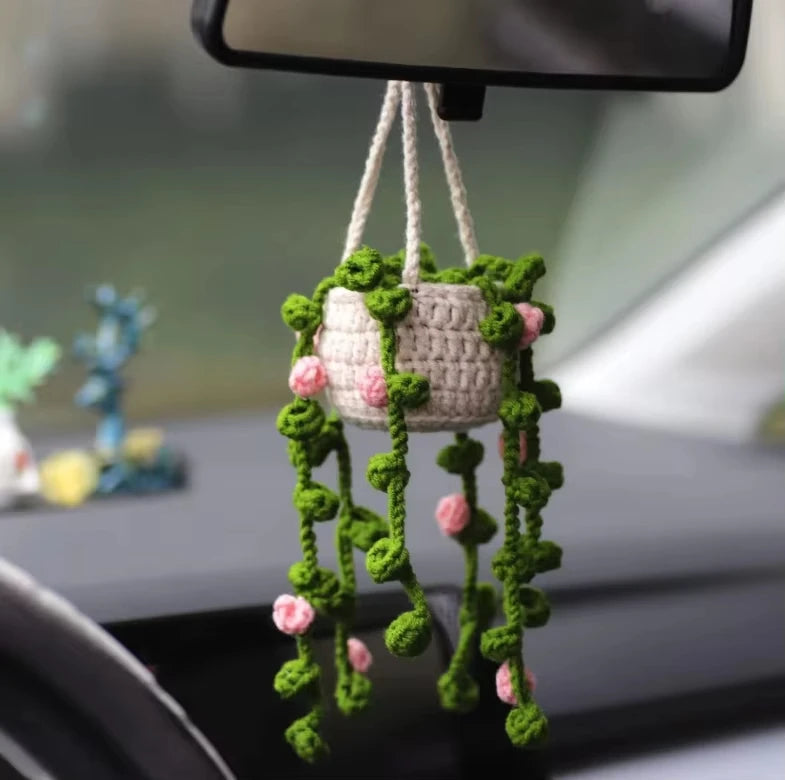 Handmade Cartoon Crochet Doll – Cute Gift for Kids & Women