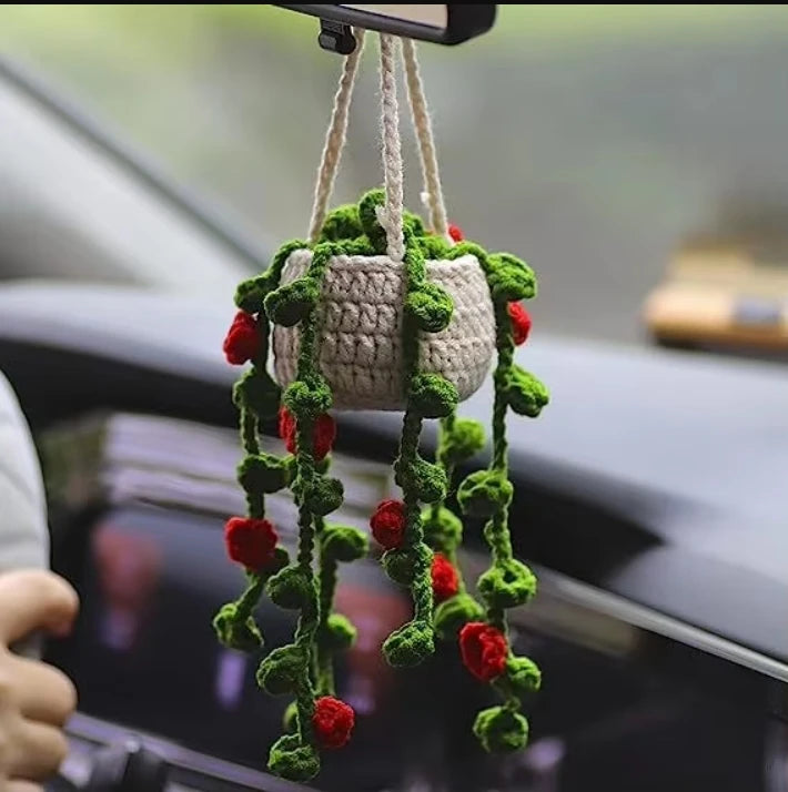 Handmade Cartoon Crochet Doll – Cute Gift for Kids & Women