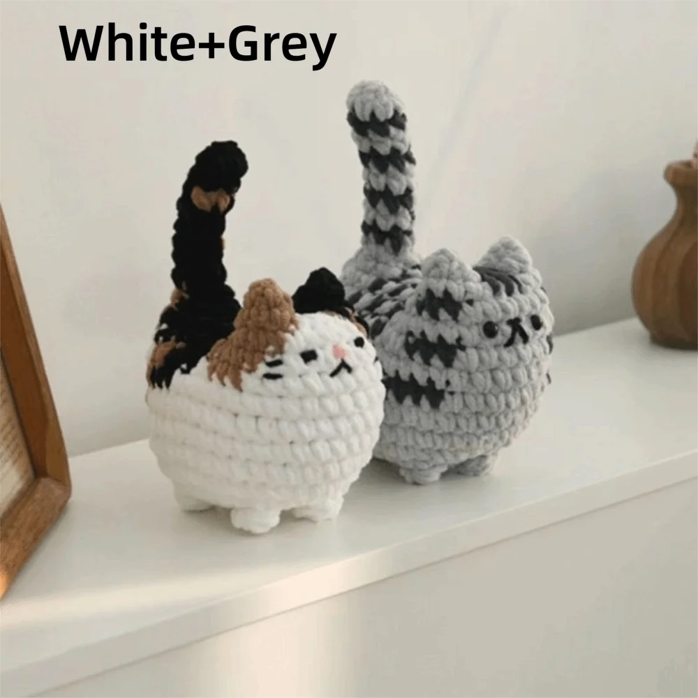 Cat Crochet Animal Kit – DIY Handmade Craft Gift