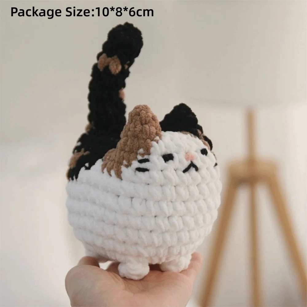 Cat Crochet Animal Kit – DIY Handmade Craft Gift