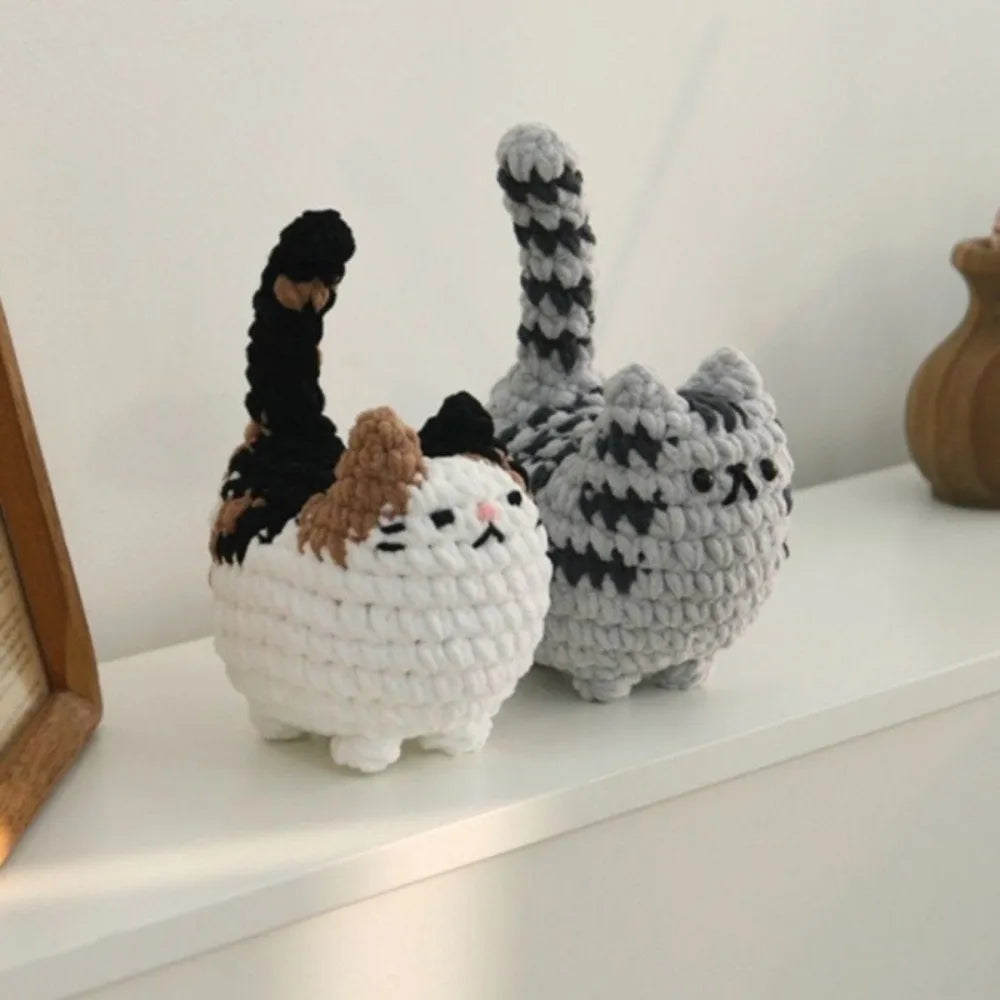 Cat Crochet Animal Kit – DIY Handmade Craft Gift