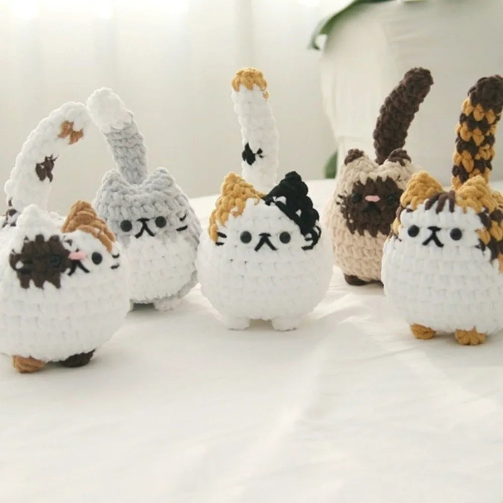 Cat Crochet Animal Kit – DIY Handmade Craft Gift